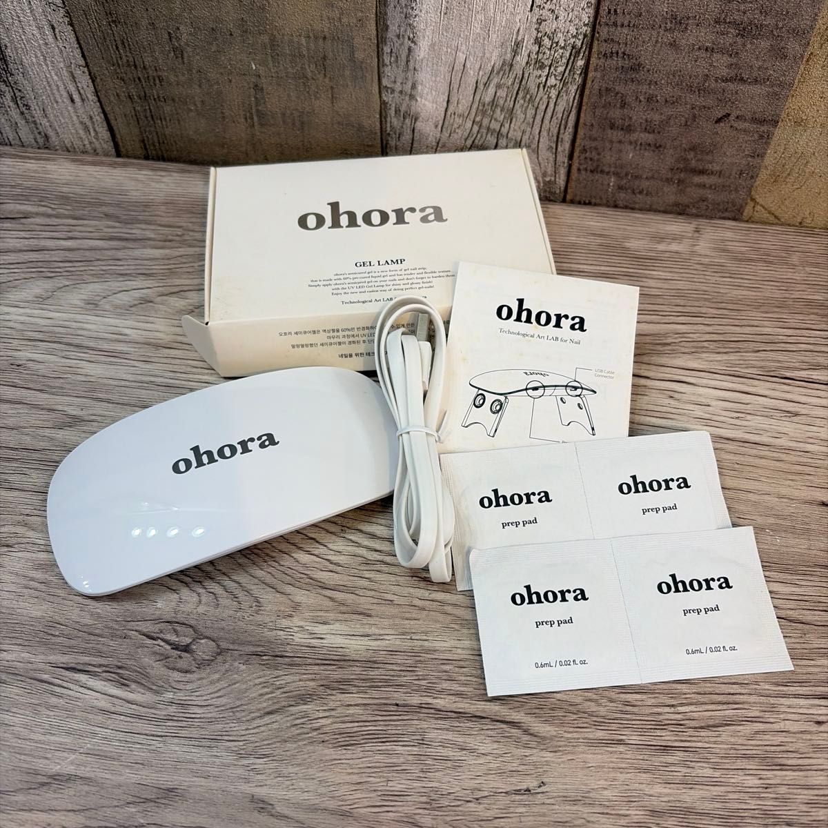 Ohora凝胶灯led灯带USB电缆未使用品