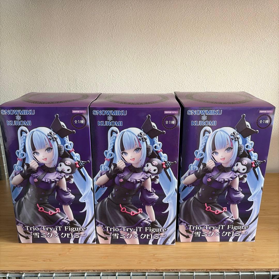 Trio-Try-iT Figure - Snow Miku x Cromie 3-Pack