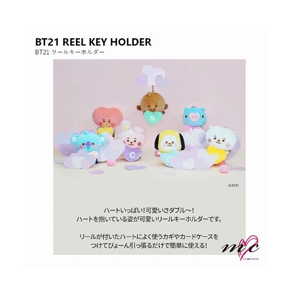 BTS BTS BTS BTS BT21 Official Goods REEL KEY HOLDER Reel Key Chain Bantan Korea K-POP