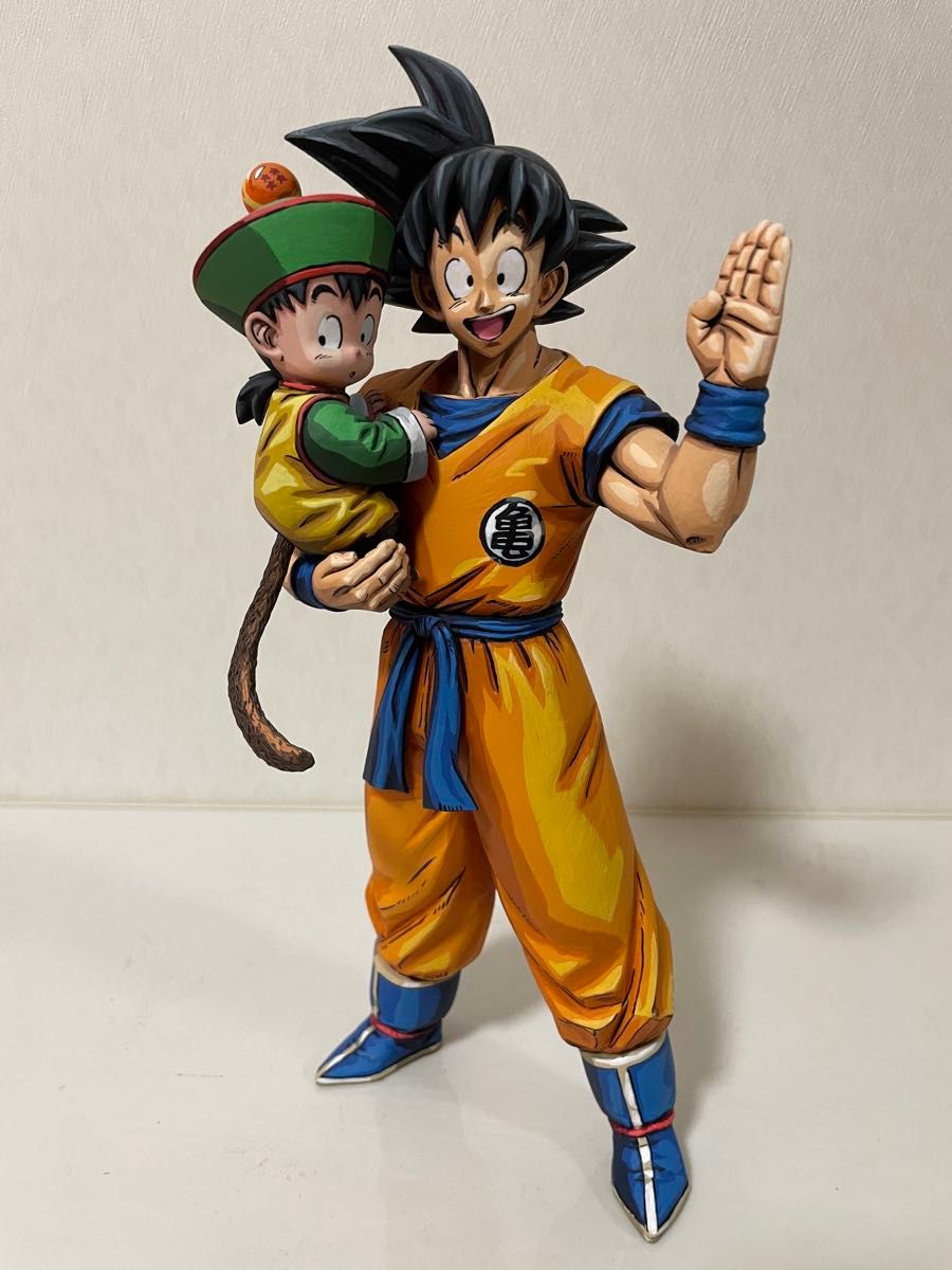 Ichiban Kuji Dragon Ball, Prize A: Son Goku & Son Gohan, Repainted, Two-Dimensional Coloring