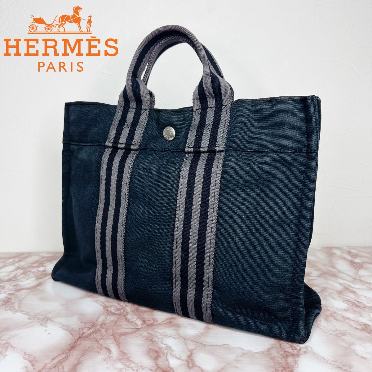 70【美品】HERMES埃尔梅斯富尔图手提包