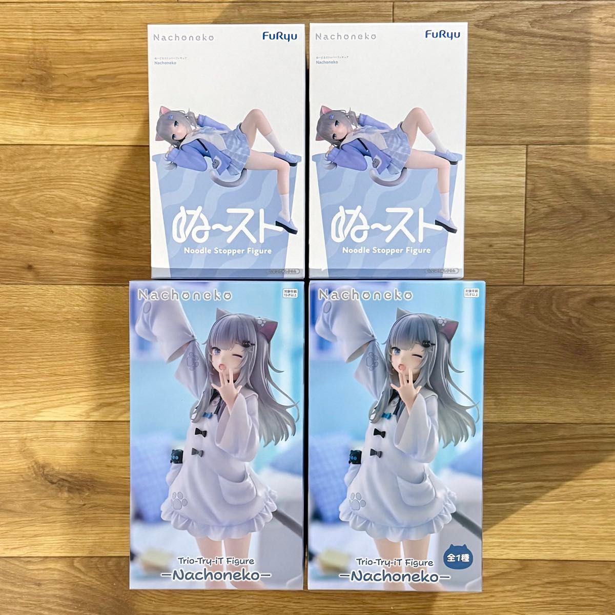 Nachoneko Trio-Try-iT Figure Nudle Stopper Figure Nachneko 4-Piece Set