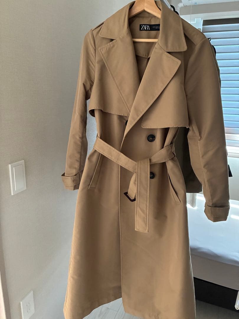 ZARA 风衣 米色XS