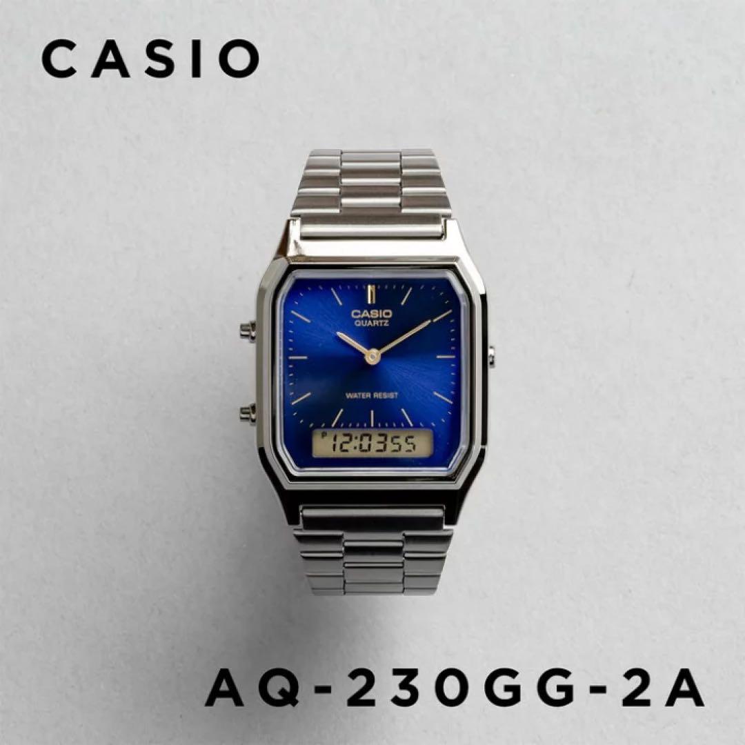 (Popular Discontinued Item) CASIO AQ-230GG-2A Gunmetal Wristwatch