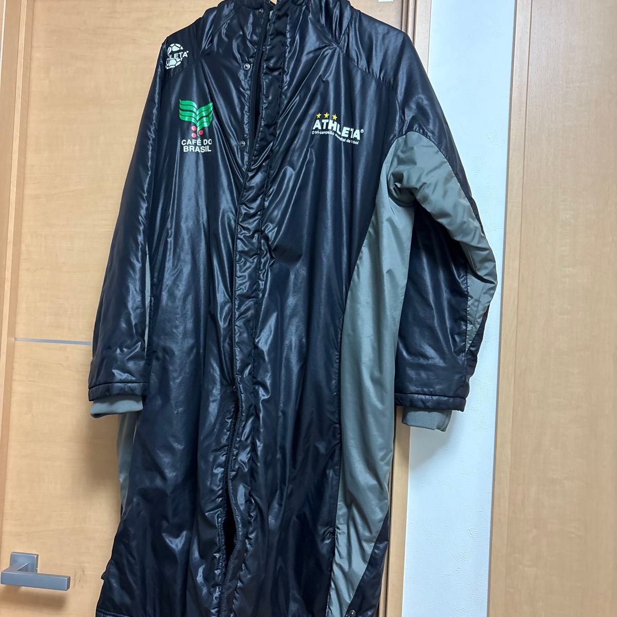 ATHLETA 阿斯特拉 长款大衣 黑色160厘米 CAFE DO BRASIL 阿斯特拉 长款外套 黑色160厘米