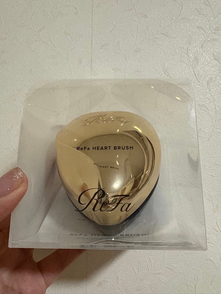 ReFa HEART BRUSH利法哈特刷香槟黄金