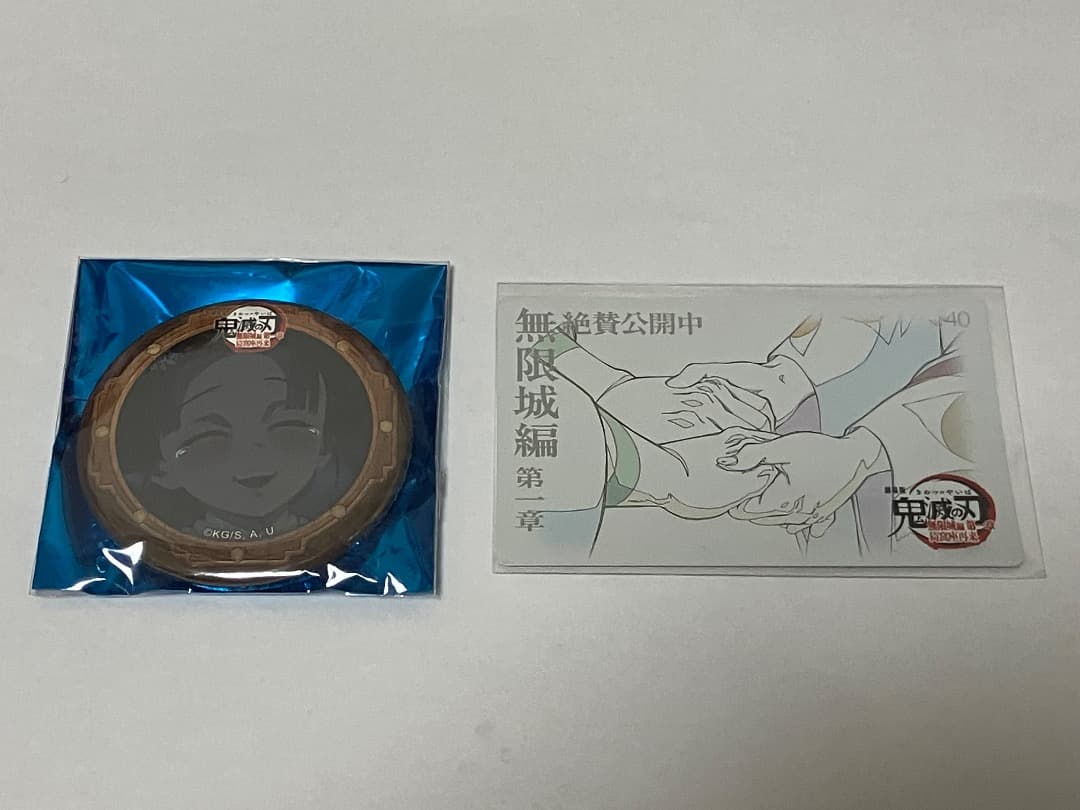 鬼灭之刃罐徽章恋雪随机电影票风卡片狛治&恋雪