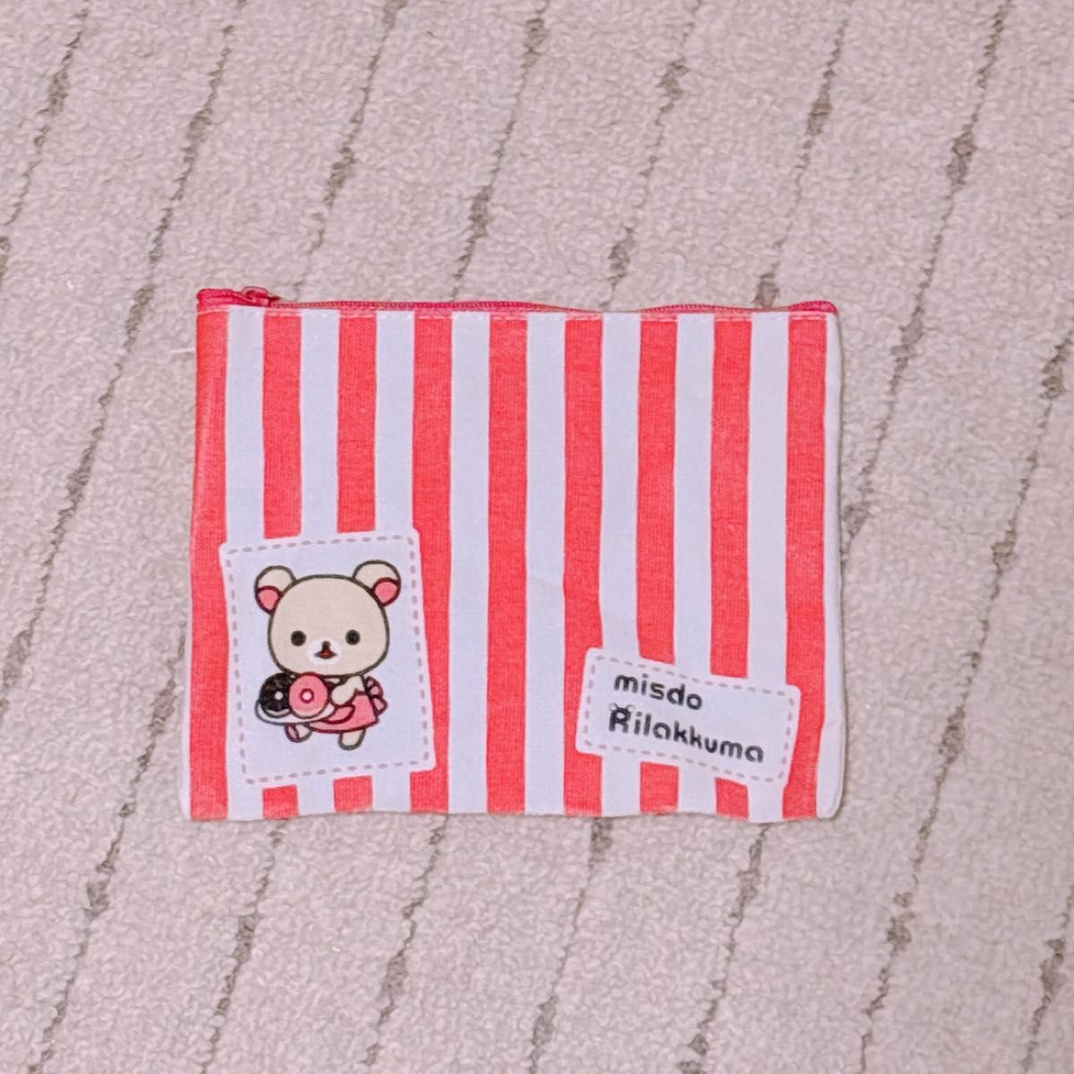 Mister Donut Rilakkuma Pouch Korilakkuma