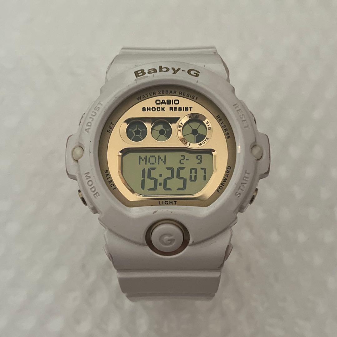 Casio Baby-G Digital Watch White/Gold
