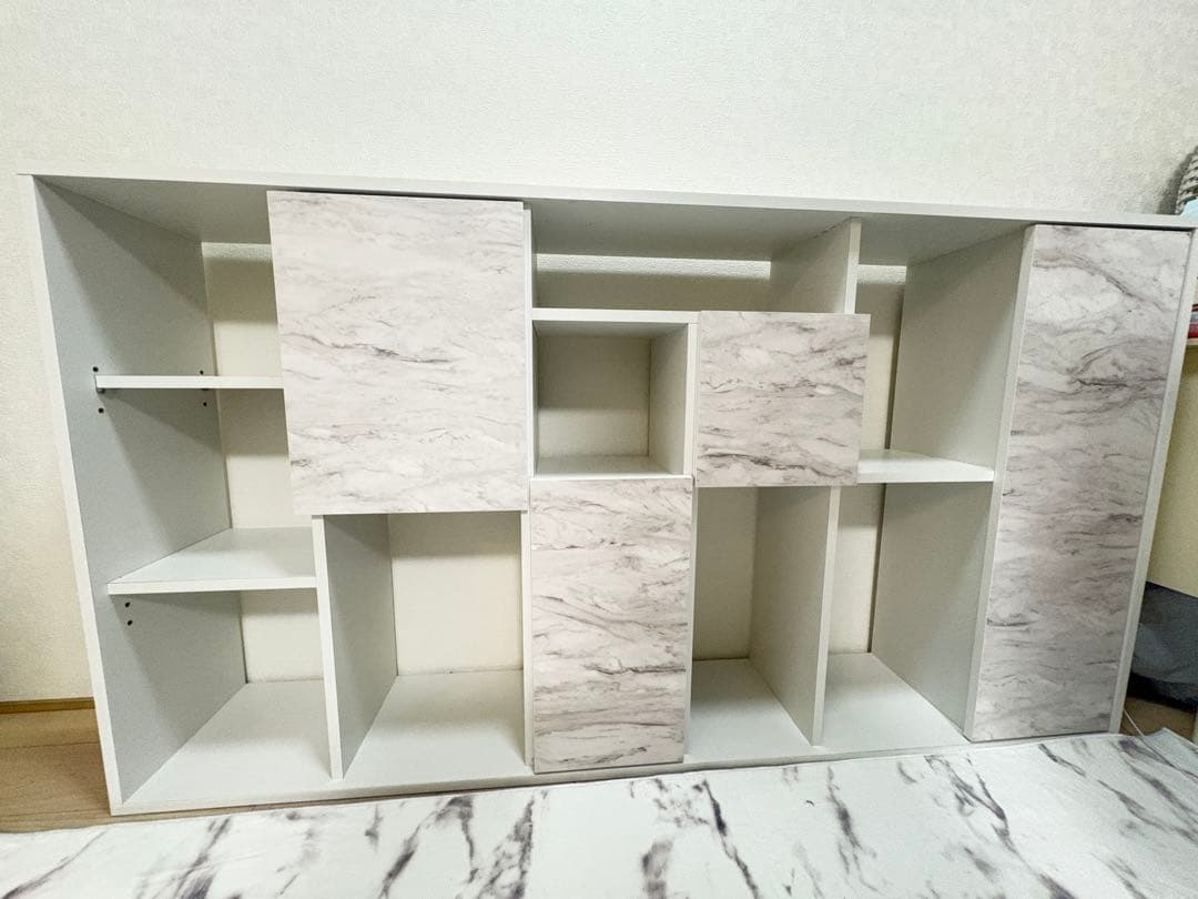 LOWYA 大理石风 书架 展示柜 横型