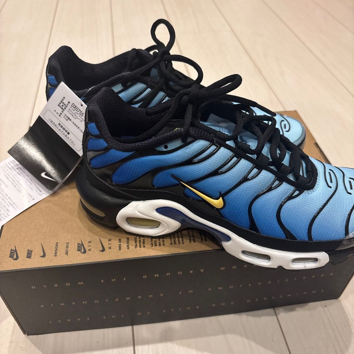 NIKE AIR MAX PLUS DX0755 蓝色渐变 带标签 24cm 全新未使用