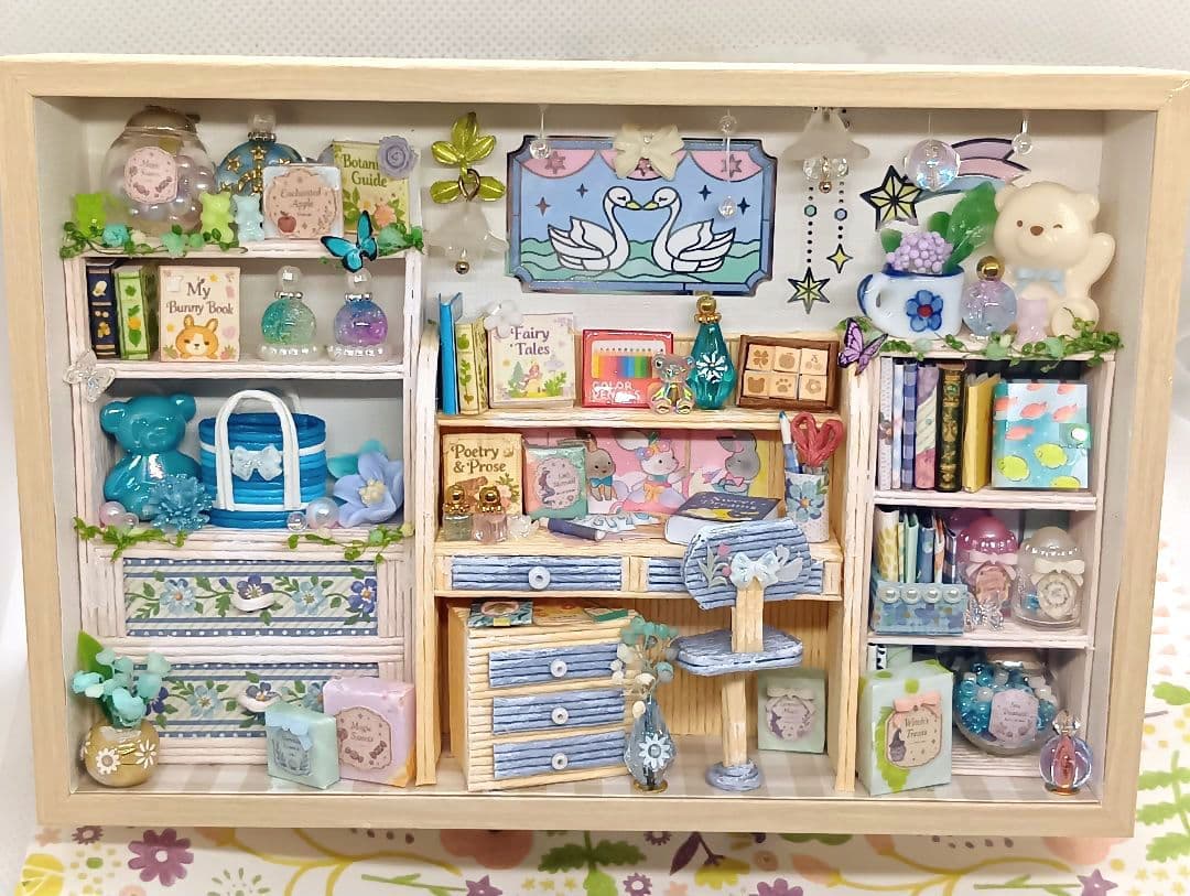 Fantasy-style Girl's Room EcoCraft Miniature Dollhouse