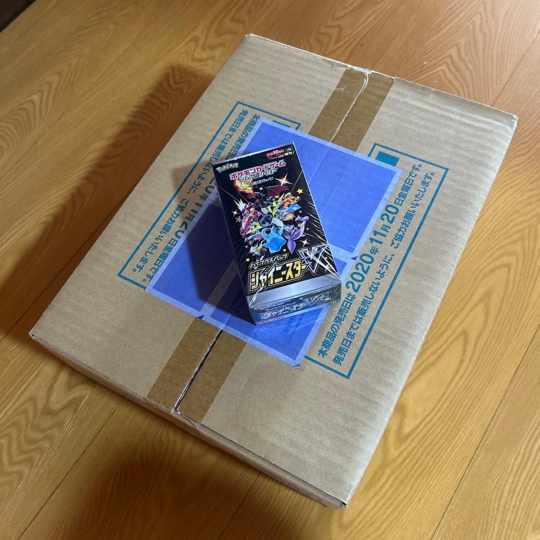 神奇宝贝卡shiny star V的纸箱和1BOX的套装销售新品未开封