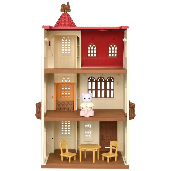 森之家族 带红色屋顶电梯的房屋