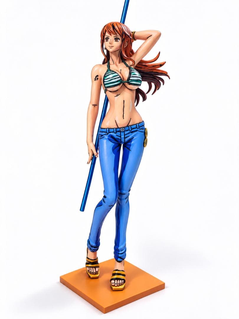 One Piece Nami Repaint Figure Anime Paint