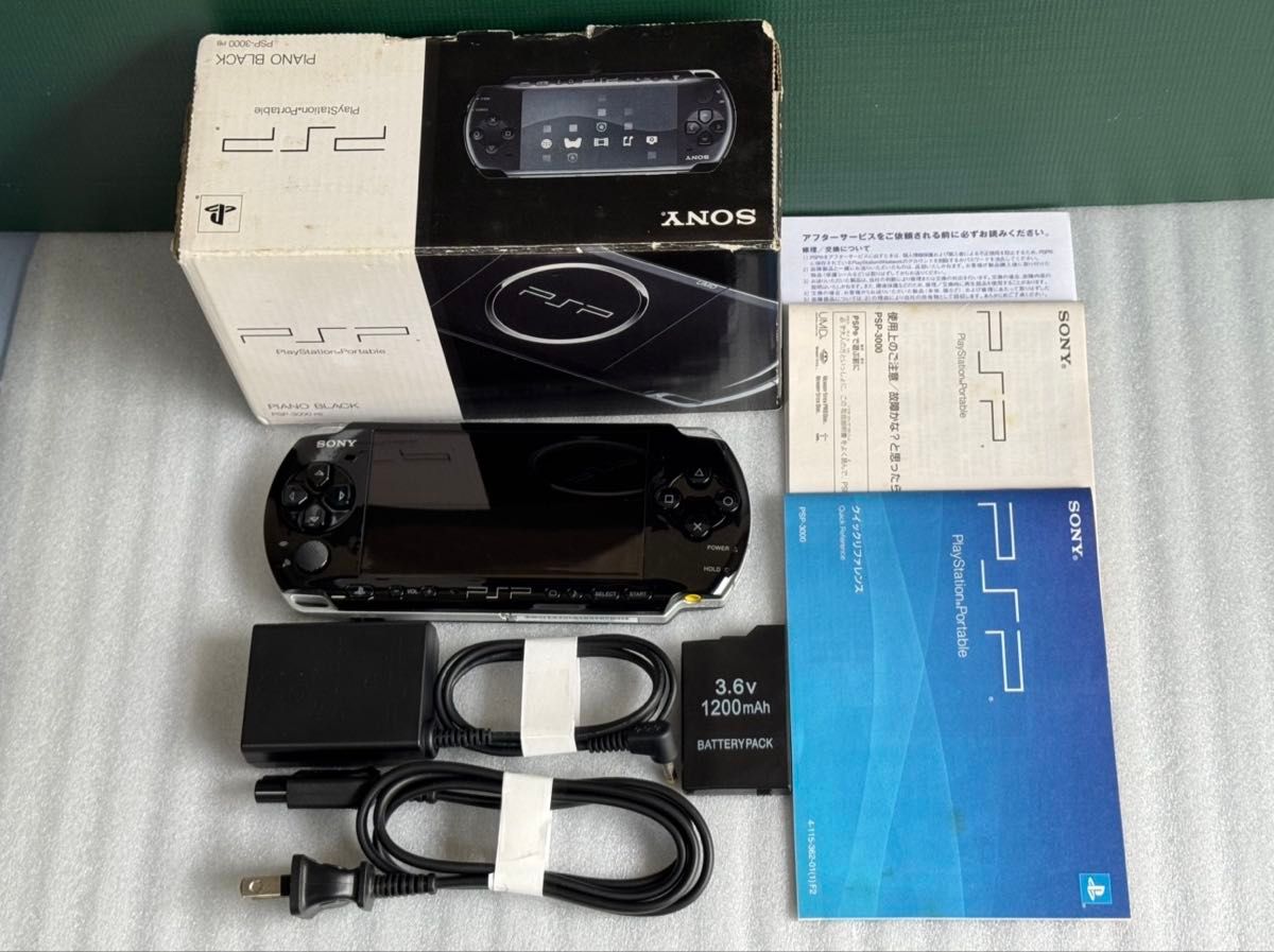 PSP-3000PB【美品 · 动作良好】PlayStation Portable PlayStation便携式
