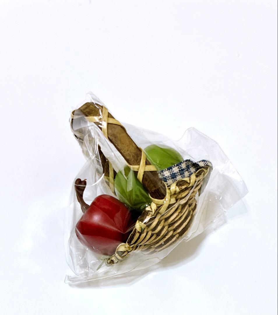 Apple Basket Miniature Figurine