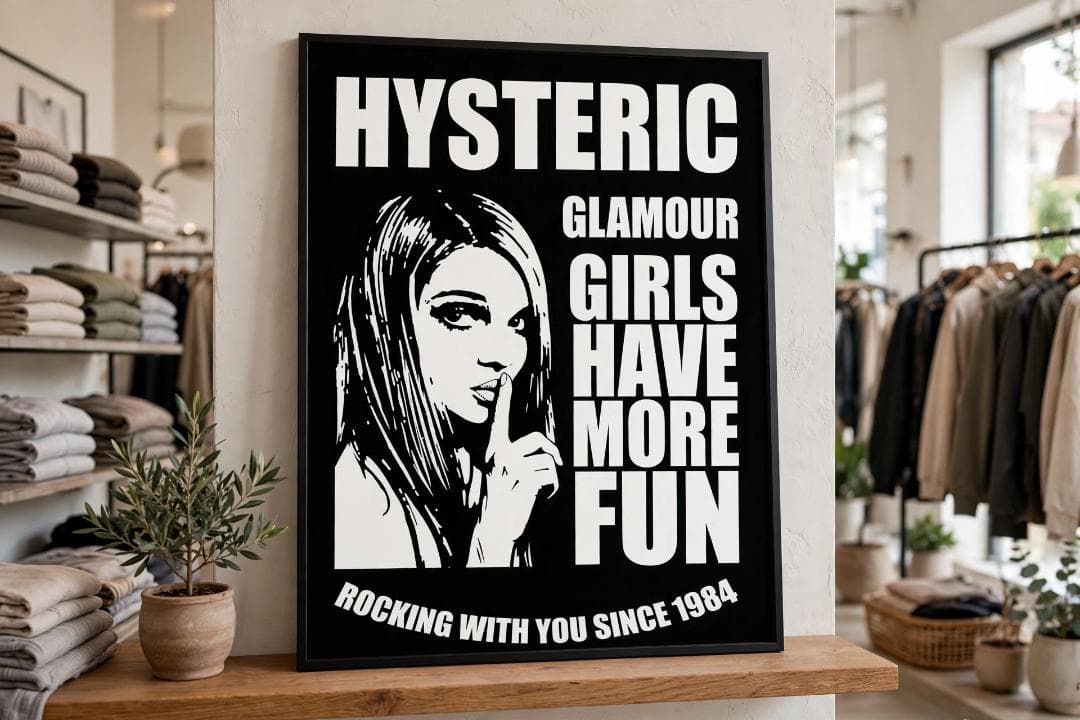 HYSTERIC GLAMOUR艺术海报额装品GIRLS