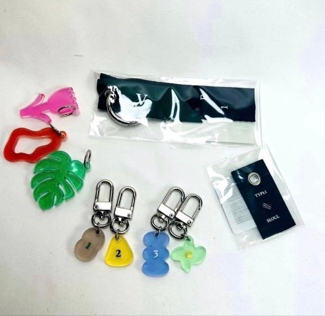 BTS Tete V TYPE1 DIY 钥匙扣挂绳 2