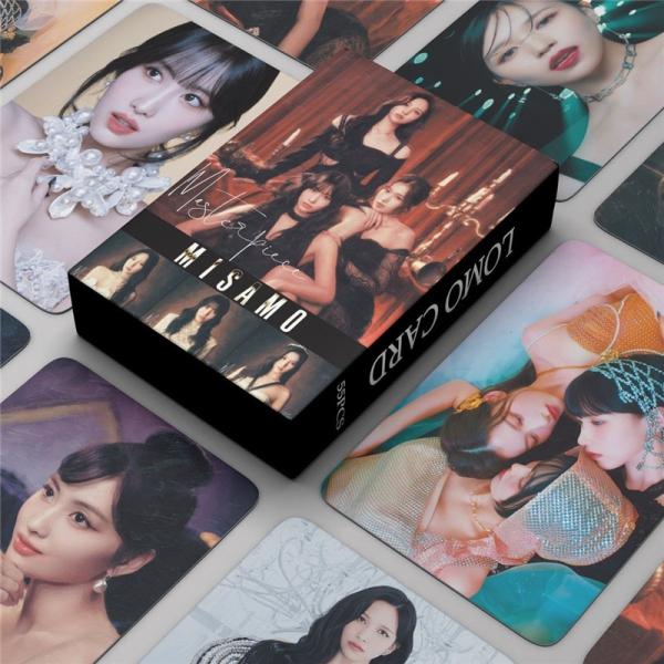 MISAMOグッズ フォト カード 55枚 セット トレカ TWICE ミサモ 写真 フォトカード K-POP 韓国 アイドル Masterpiece 応援 小物 LOMOカード SANA MOMO