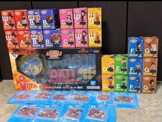龙珠 一番奖 动作组装收藏A等奖~H等奖 最后一件 全集齐 DRAGON BALL 巨型人名 新品