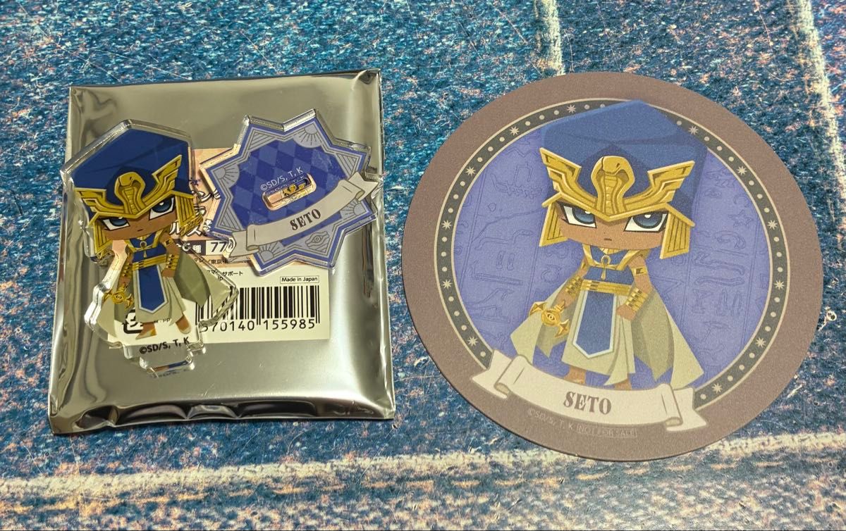 遊戯王＊GIGO＊セト＊ミニアクスタ＊コースターセット