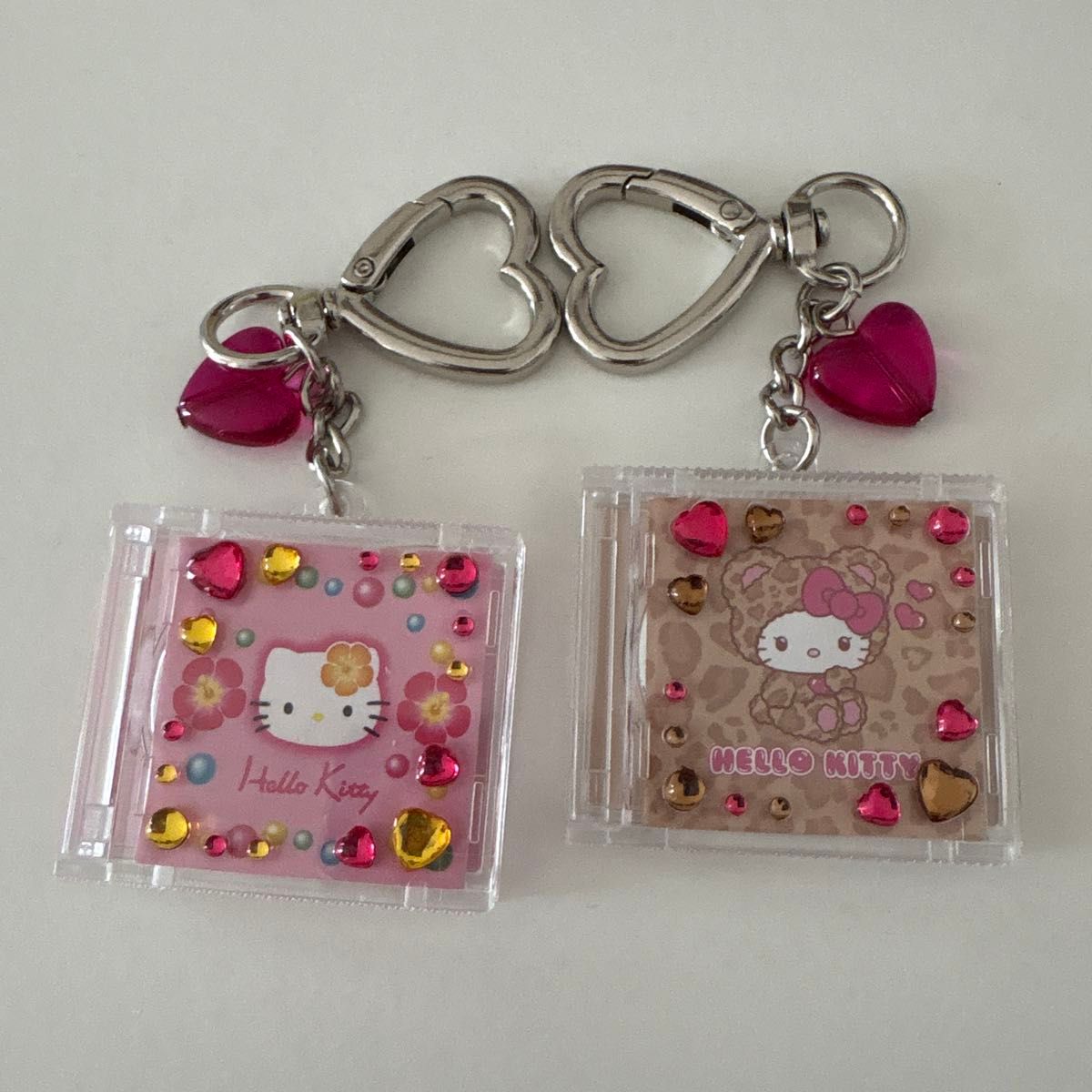 三丽鸥 隐藏款 CD 风铃钥匙扣A 凯蒂猫 花脸