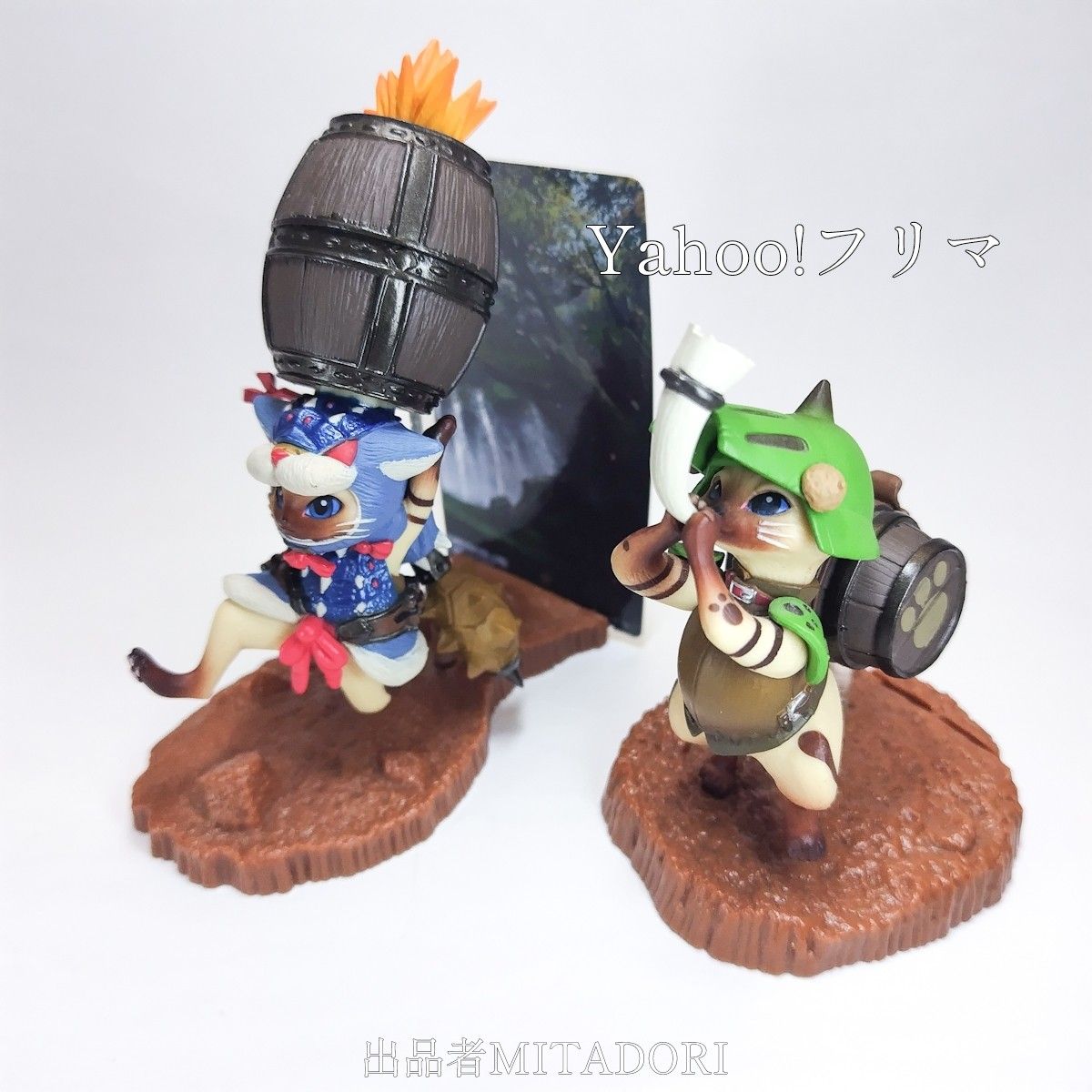 最抽签的怪物猎人 ~ 艾鲁收藏 ~ H奖卡片支架2体套装