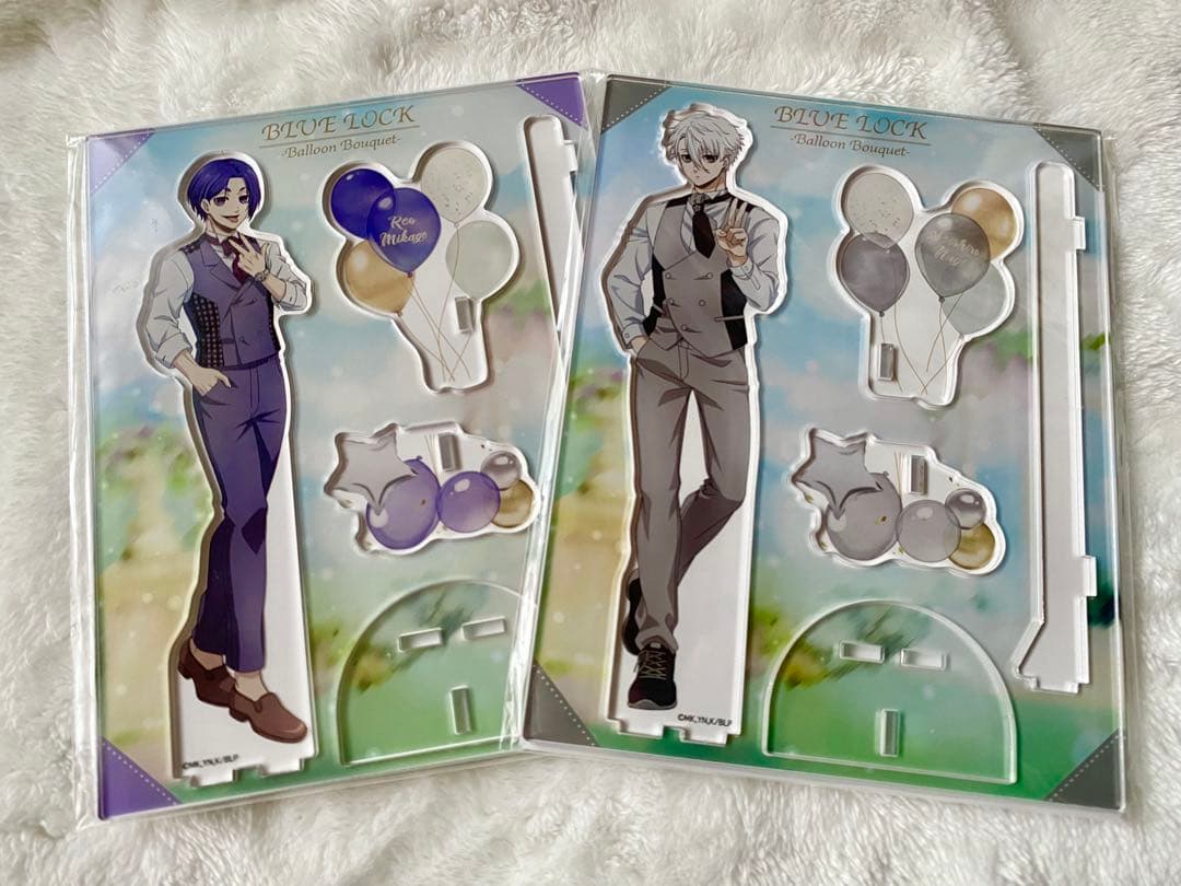 Blue Lock Acrylic Stand Balloon Bouquet Seishiro Nagi Reo Mikage