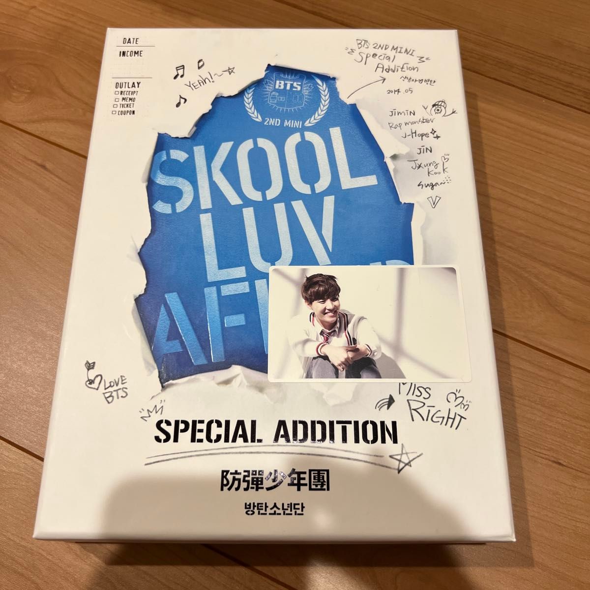 防弾少年団 bts skool luv affair トレカ ホソク 付き