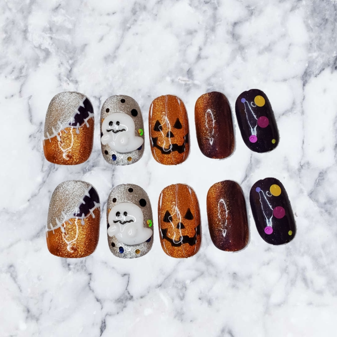 【 No.64 】Halloween Nail Tips