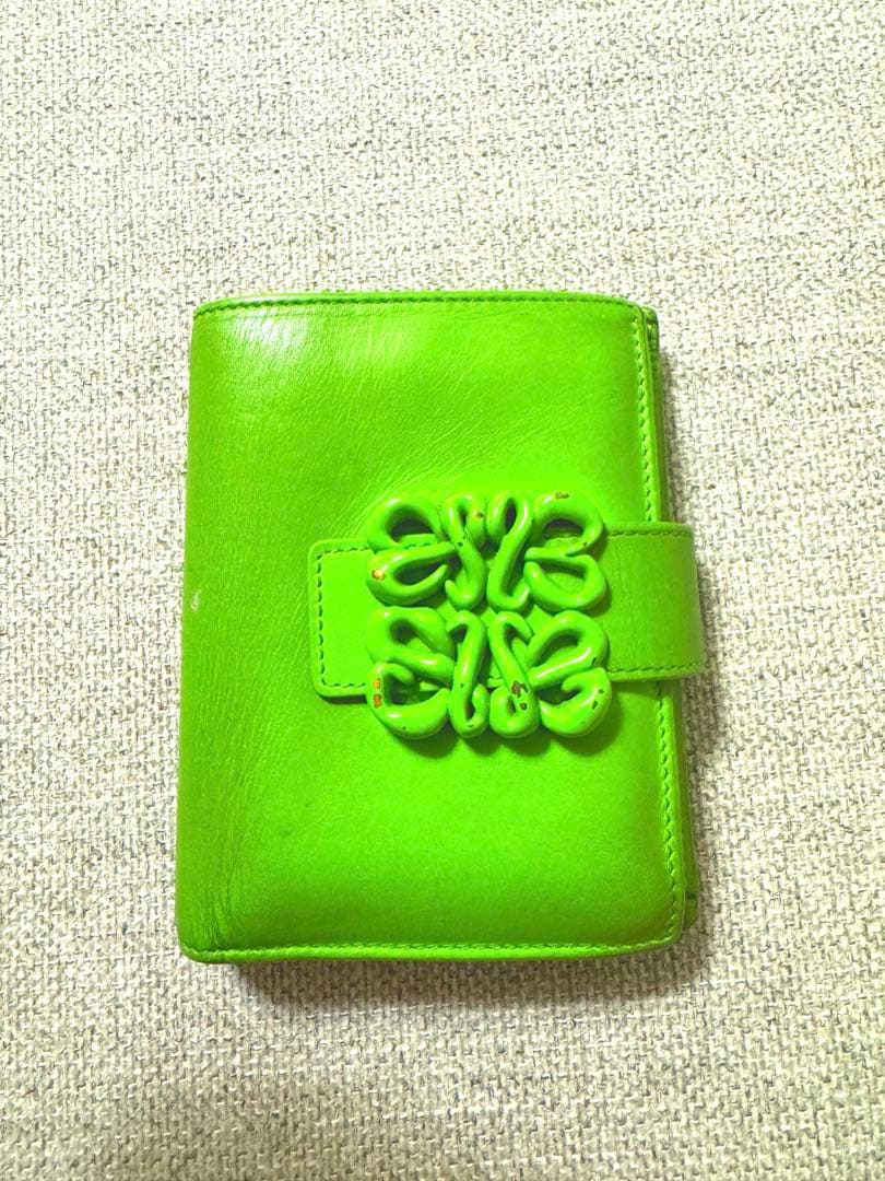 罗意威 LOEWE 充气式Anagram双折钱包(有使用痕迹)