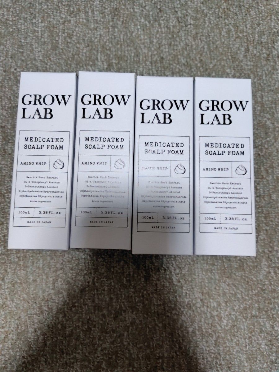 GROW LAB 药用头皮泡沫 4瓶