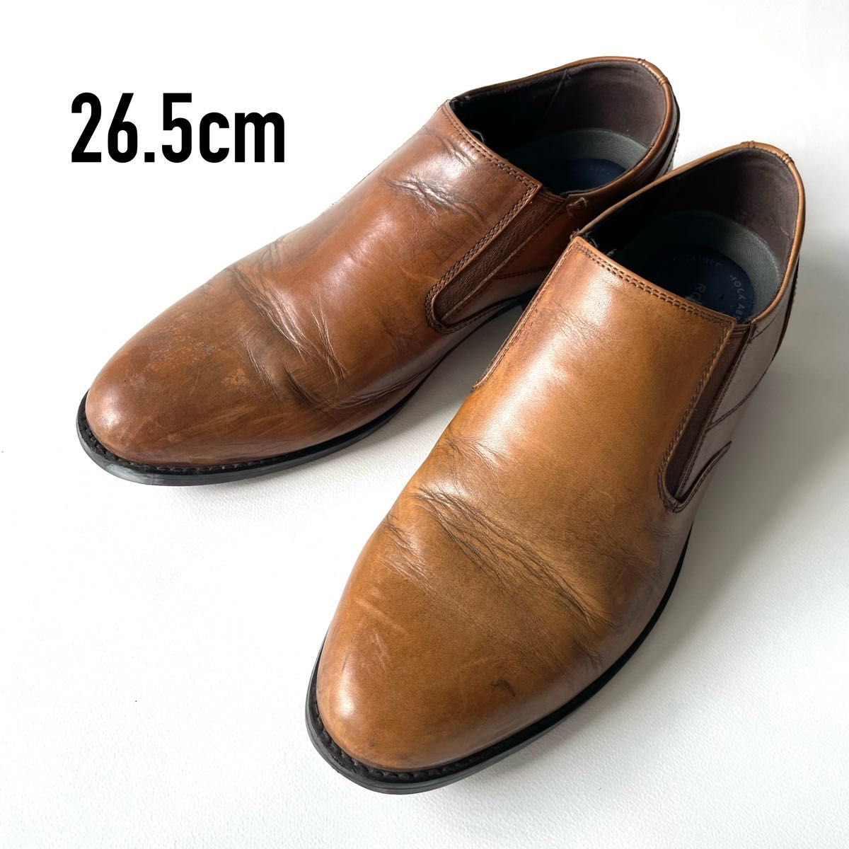 ROCKPORT Style Purpose 棕色懒人鞋 26.5cm 减震舒适易走