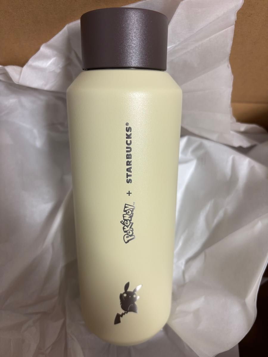 星巴克 宝可梦 不锈钢水瓶 皮卡丘 全新