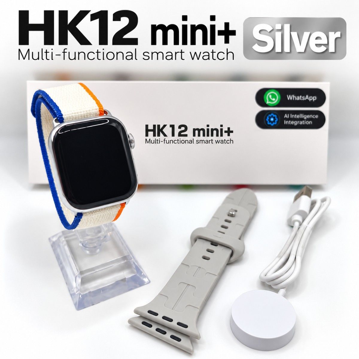 最新 ☆ HK12 mini智能手表日语对应LINE通知