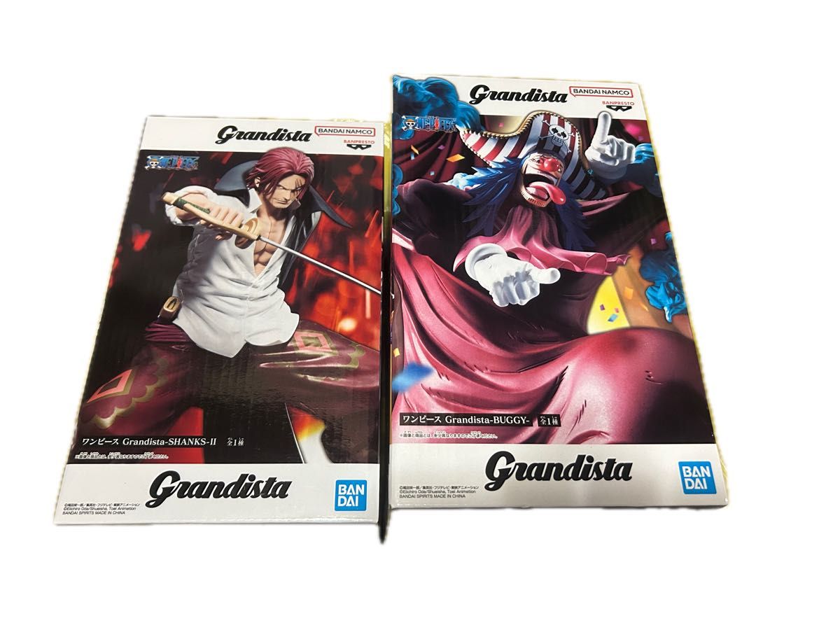 海贼王 Grandista 香克斯II 巴基 人偶 2种套装