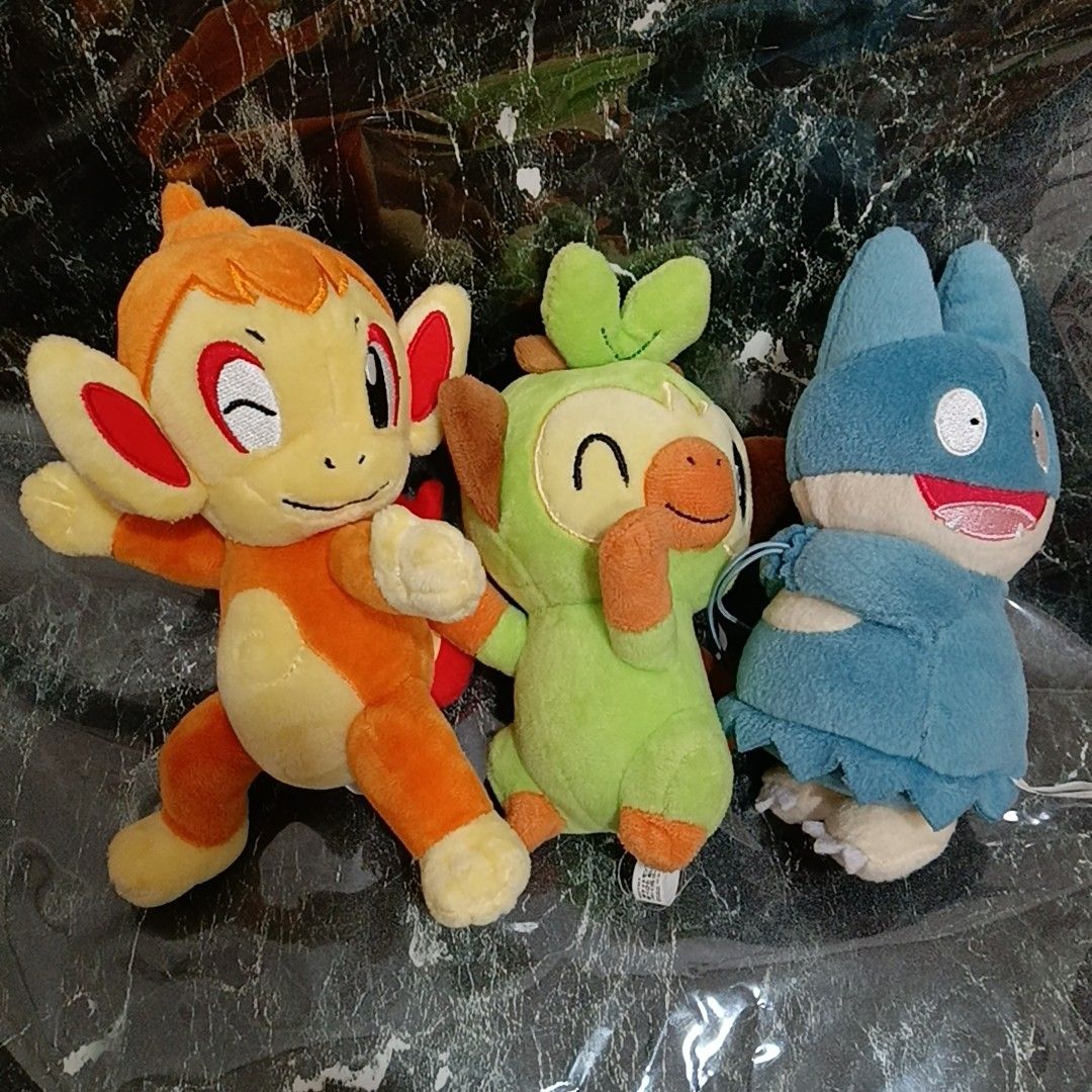 【热销套装】宝可梦 毛绒玩具 3件套装(小卡比兽/小火猴/猛火猴)