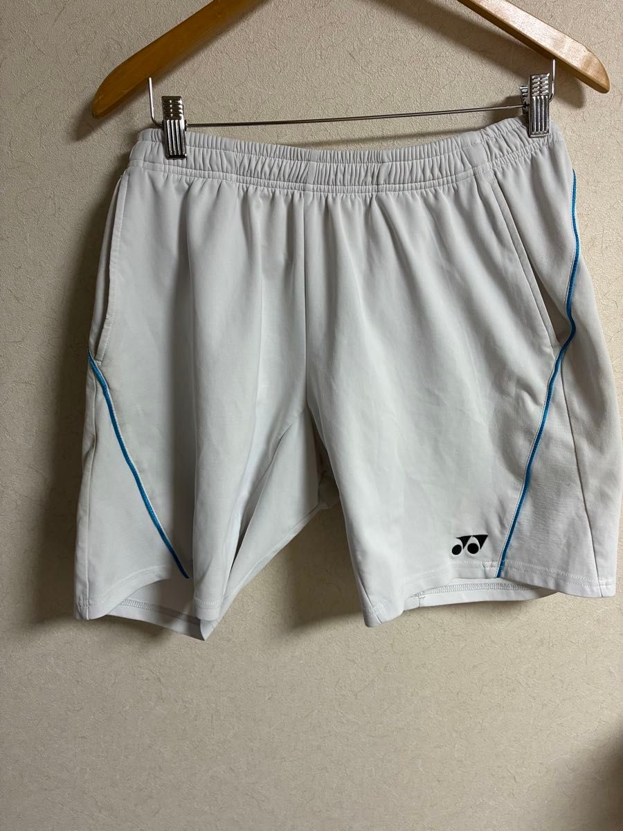 尤尼克斯 半裤 白色 羽毛球 网球