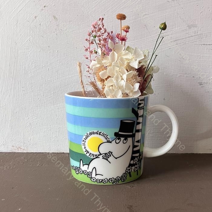 ARABIA moominmug 夏季马克杯 2009 Summer Siesta 马克杯 Arabia 姆明杯 姆明爸爸 300ml Summer Siesta 咖啡杯 角色 芬兰