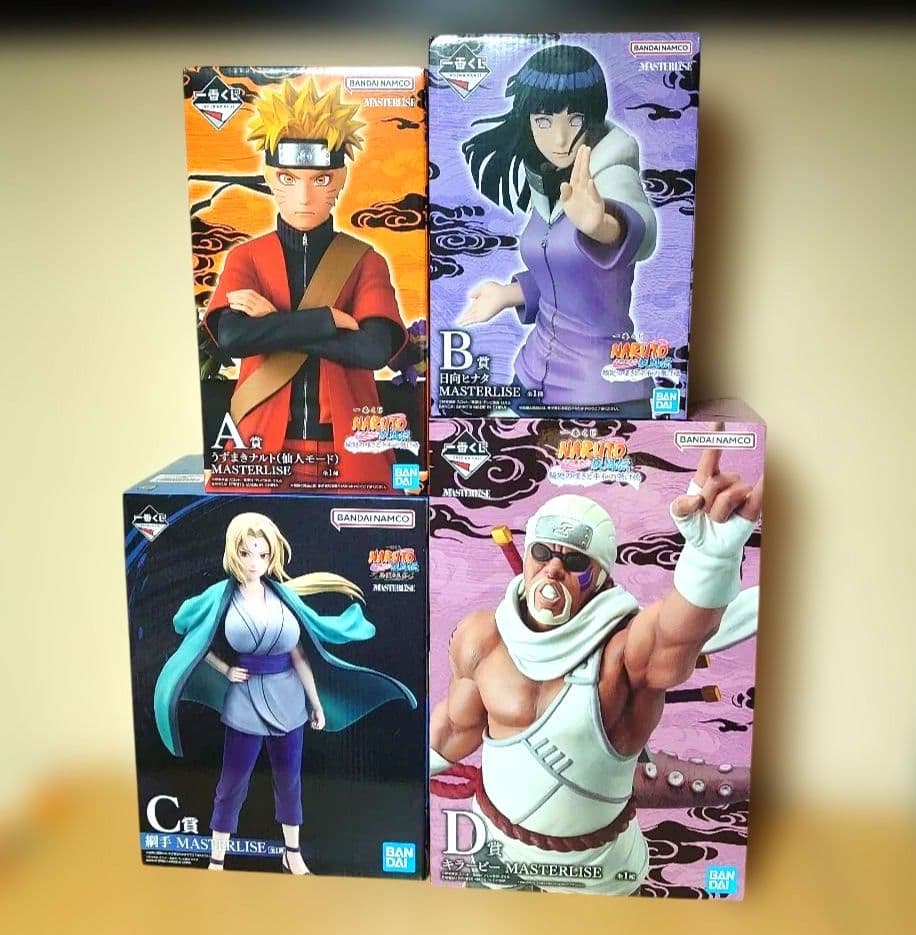 Ichiban Kuji Naruto Shippuden Prize A Uzumaki Naruto Hinata Prize C Tsunade Killer Bee