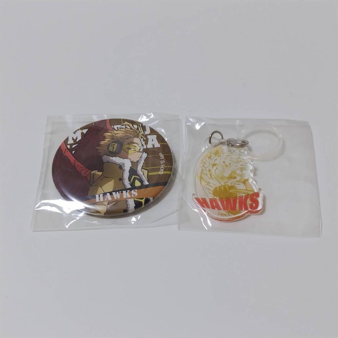 My Hero Academia Hawks Can Badge with Mark Charm – 2-Piece Set