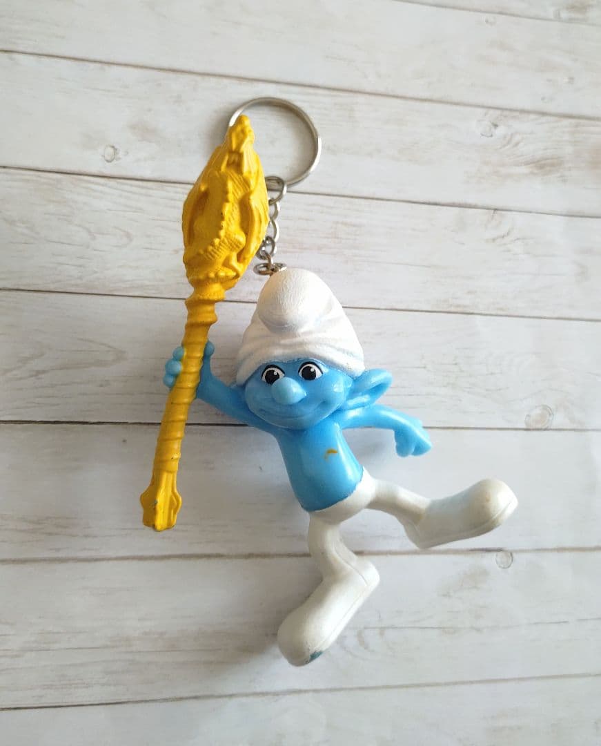 Smurf Keychain