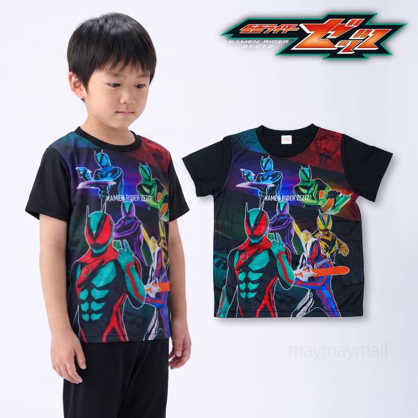 Kamen Rider Zets T-shirt short-sleeved kids boy 100 110 120 panels printed children's clothing summer character Bandai goods gift