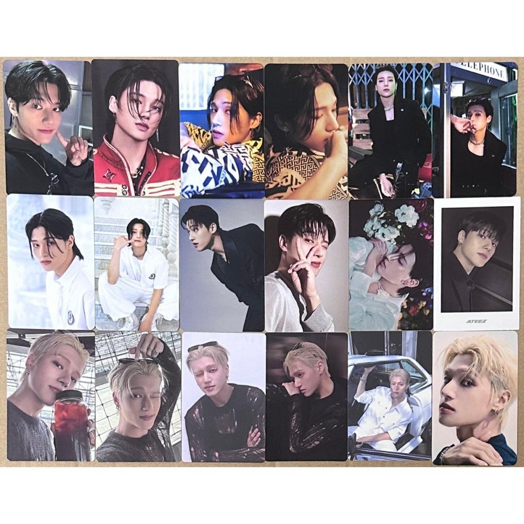 ATEEZ 禹元 交易卡 纸板相册 ashes to light 套装