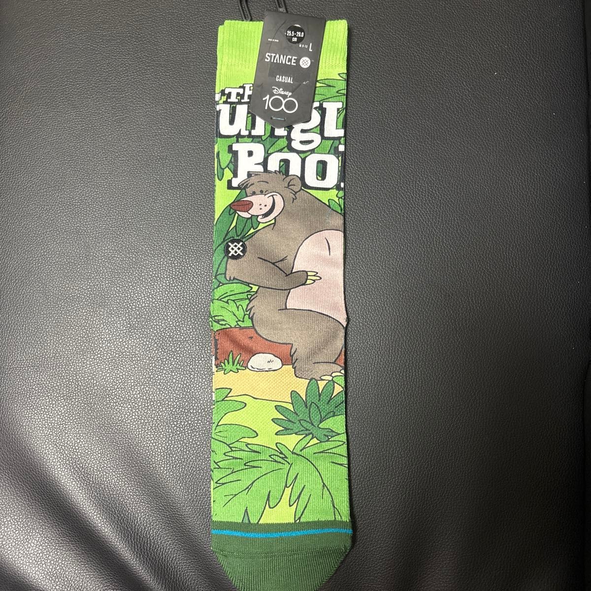 STANCE 斯坦斯 迪士尼100周年 《丛林书》 巴鲁 袜子 L