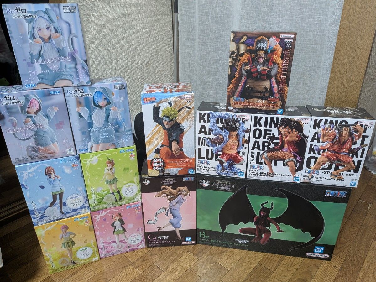 动漫手办 打包出售 14件套 Re:Zero 五等分的新娘 ONE PIECE NARUTO