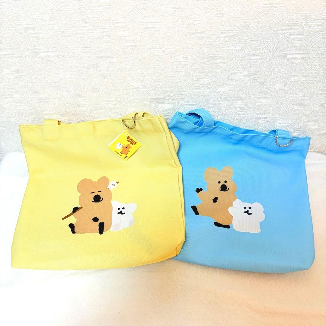 Round One Exclusive DINOTAENG QUOKKA & BOBO Tote Bag