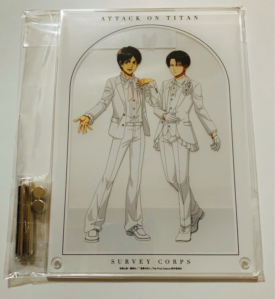 进击的巨人黑白版丙烯板艾伦利维White