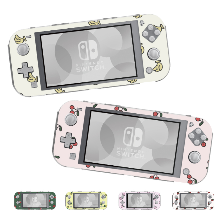 Nintendo Switch Lite外壳盖开关灯可爱时尚大人儿童儿童玩具游戏水果插图可爱韩国樱桃